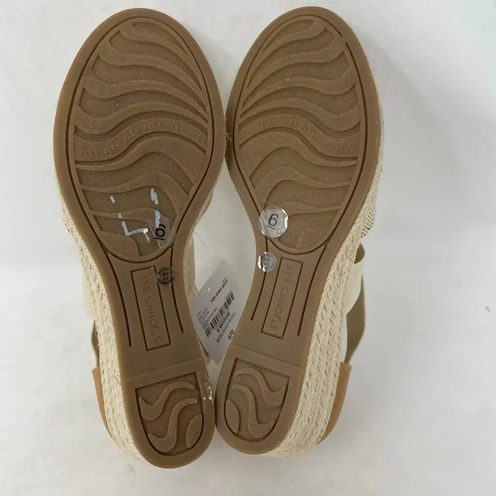 St. John's Bay Lainey Wedge Sandals Womens Size 6